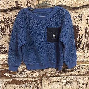 Abercrombie Kids Sherpa Style Sweatshirt Sz 5/6